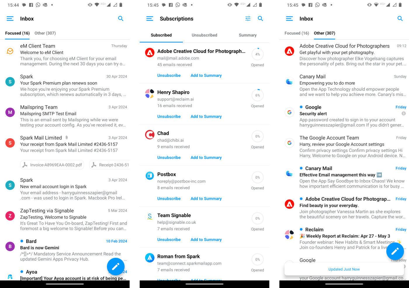 Edison Mail, pilihan kami untuk alternatif Gmail terbaik untuk Android