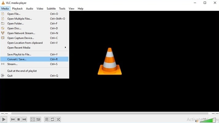 Opsi penyimpanan konversi VLC